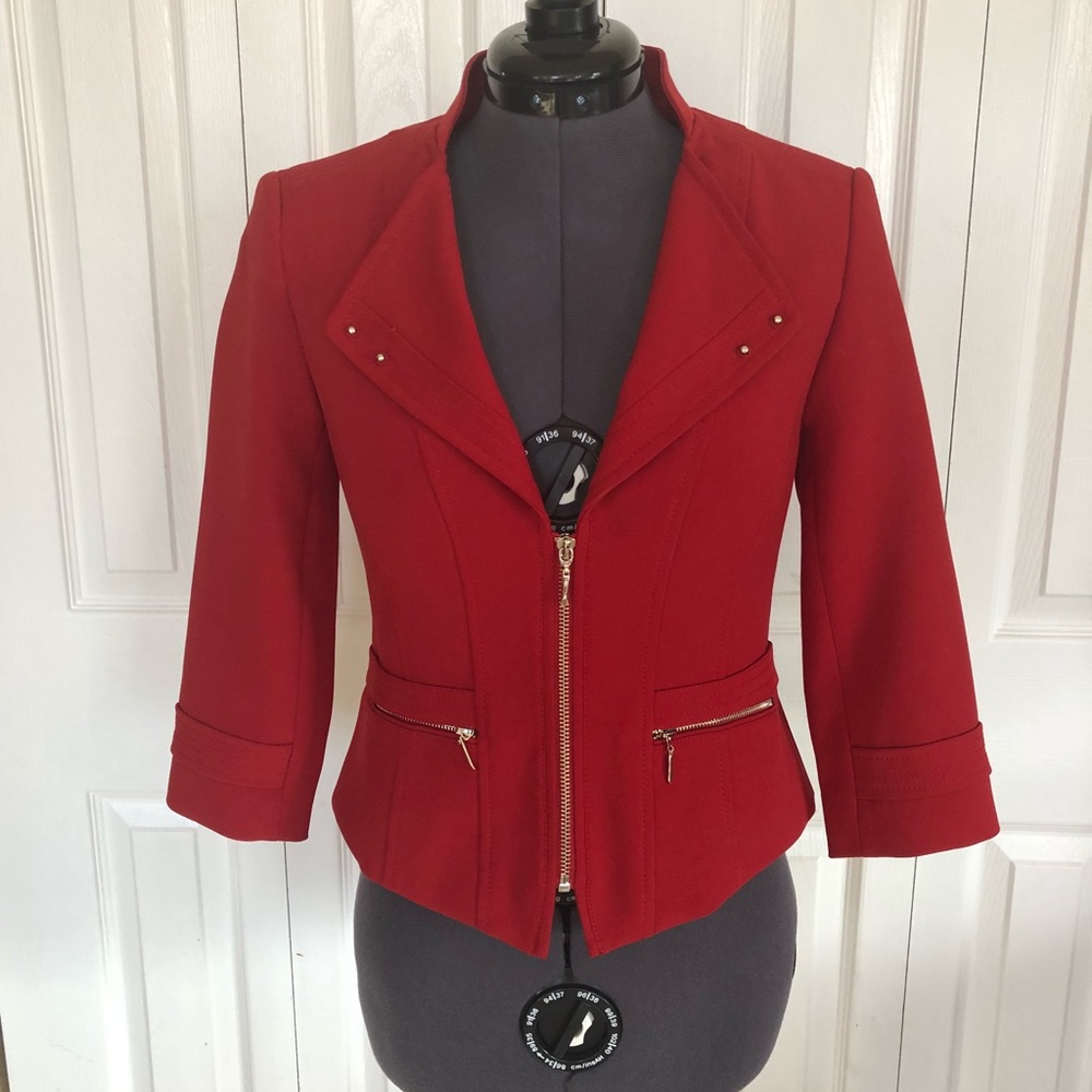 Burnt Red Blazer